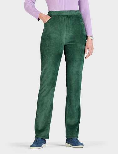 Fleece Lined Cord Trousers - LT303